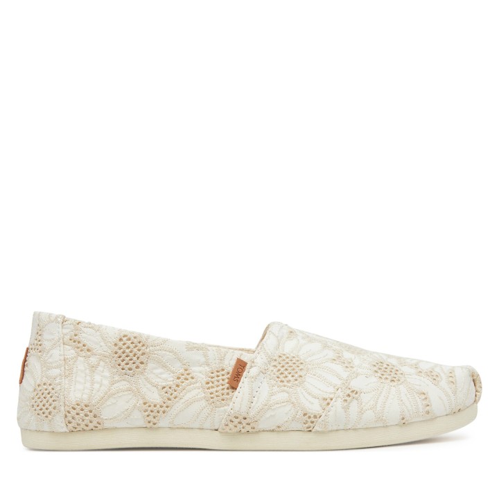 Halbschuhe Toms Alpargata Classic 10021932 Écru