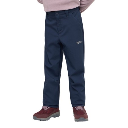 Jack Wolfskin Fourwinds Pants Kids Softshellhose Kinder 176 blue night blue