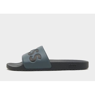 BOSS Aryeh Slides - Grey - Mens, Grey