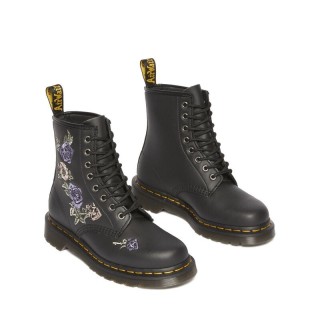 Dr. Martens Boot - 1460 Vonda Black Genix Nappa - EU36 bis EU41 - für Damen - Größe EU36 - schwarz