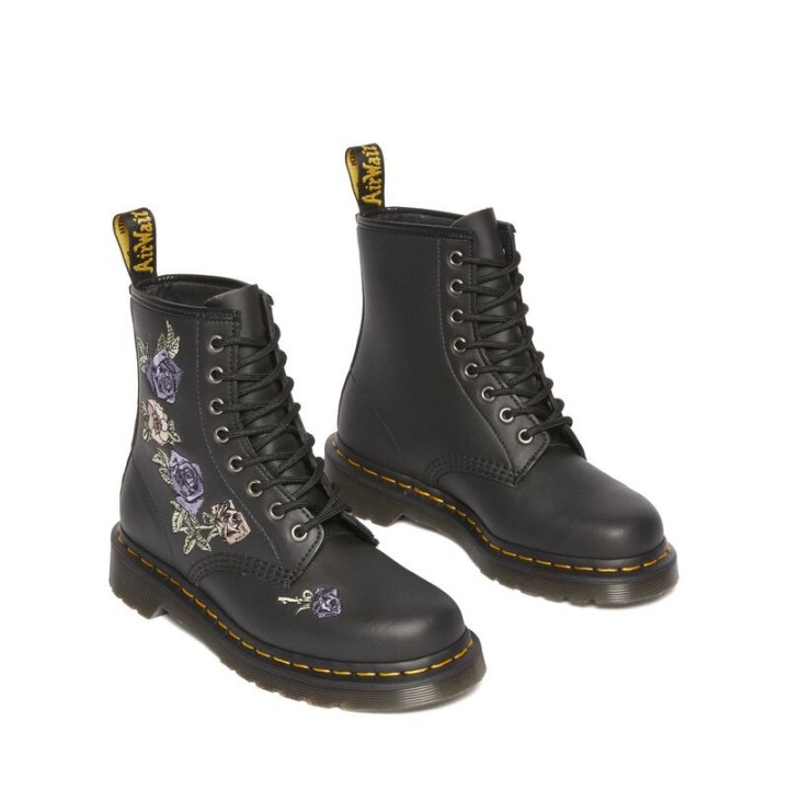 Dr. Martens Boot - 1460 Vonda Black Genix Nappa - EU36 bis EU41 - für Damen - Größe EU36 - schwarz