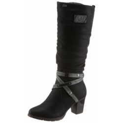 Rieker Winterstiefel, Blockabsatz, Rieker TEX-Membran, mit stylischem Zierriemchen