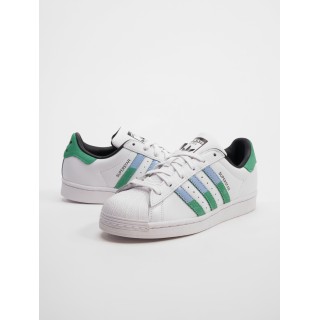 Adidas Originals Superstar Sneaker Ftwr White/Semi Screaming Green/Blue