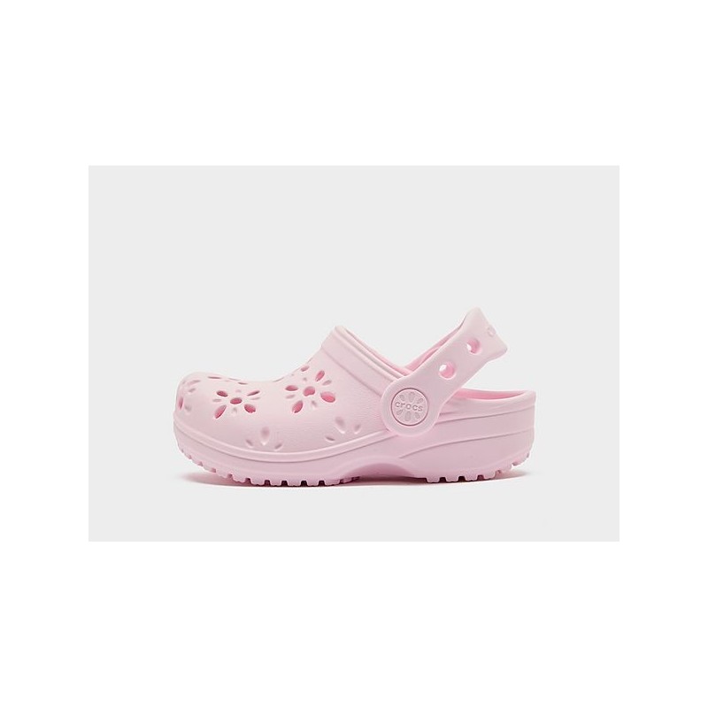 Crocs Classic Flower Clog Babys - Pink, Pink
