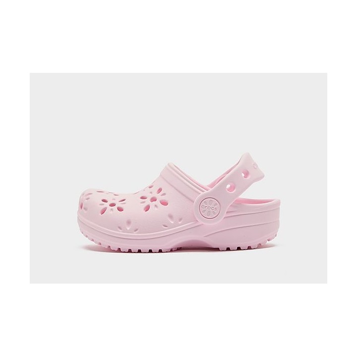 Crocs Classic Flower Clog Babys - Pink, Pink