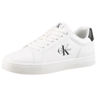 Calvin Klein Jeans Sneaker "CLASSIC CUPSOLE MONO LTH", Freizeitsneaker, Halbschuh, Schnürschuh in klassischer Optik