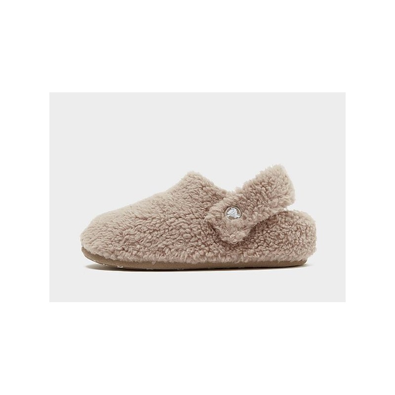 Crocs Classic Cozzzy Slipper Kleinkinder - Brown, Brown