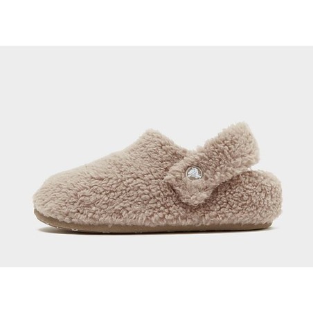 Crocs Classic Cozzzy Slipper Kleinkinder - Brown, Brown