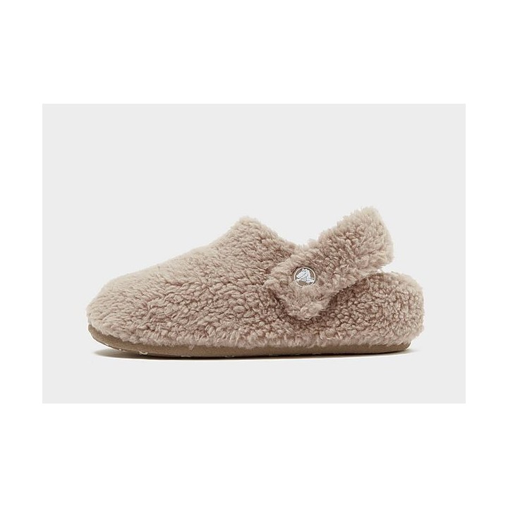 Crocs Classic Cozzzy Slipper Kleinkinder - Brown, Brown