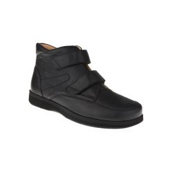 tessamino | Herren Orthopädie Stiefel | Rindsleder mit Synthetikmaterial | Weite L | wechselbares Fußbett mit Lederüberzug