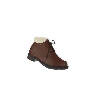 tessamino | Damen Stiefeletten | Hirschleder | Weite H | wechselbares Fußbett mit Warmfutterüberzug