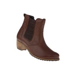 tessamino | Damen Stiefeletten | Hirschleder | Weite H | wechselbares Fußbett mit Warmfutterüberzug
