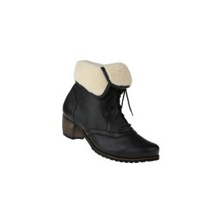 tessamino | Damen Stiefeletten | Hirschleder | Weite H | wechselbares Fußbett mit Warmfutterüberzug