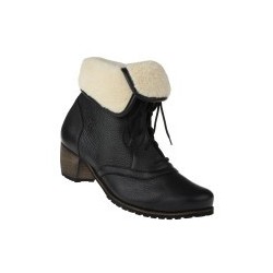 tessamino | Damen Stiefeletten | Hirschleder | Weite H | wechselbares Fußbett mit Warmfutterüberzug