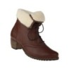 tessamino | Damen Stiefeletten | Hirschleder | Weite H | wechselbares Fußbett mit Warmfutterüberzug