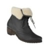 tessamino | Damen Stiefeletten | Hirschleder | Weite H | wechselbares Fußbett mit Warmfutterüberzug