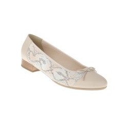 tessamino | Damen Ballerinas | Rindsleder | Weite G | festes Fußbett mit Lederüberzug