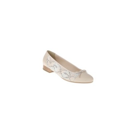 tessamino | Damen Ballerinas | Rindsleder | Weite G | festes Fußbett mit Lederüberzug