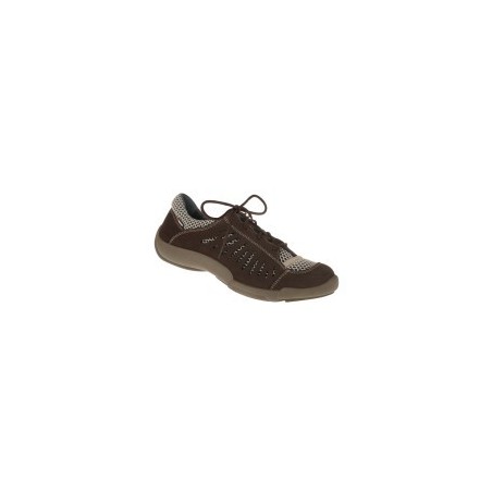 tessamino | Damen Schnürschuhe | Leder in Kombination mit Mesh | Weite G & H | wechselbares Fußbett mit Lederüberzug