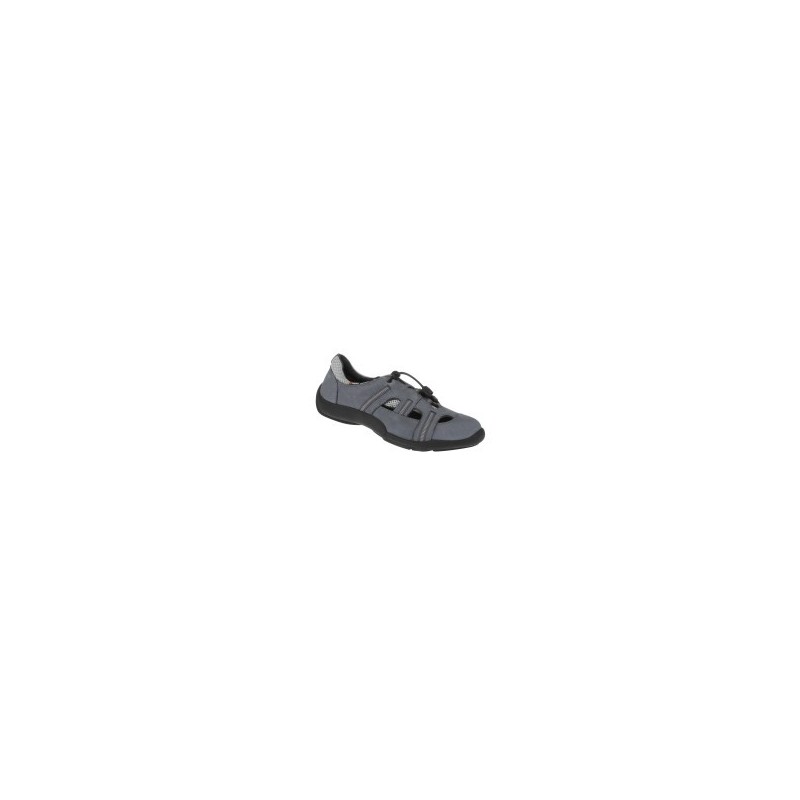 tessamino | Herren Slipper | Leder in Kombination mit Mesh | Weite H & K | wechselbares Fußbett mit Lederüberzug