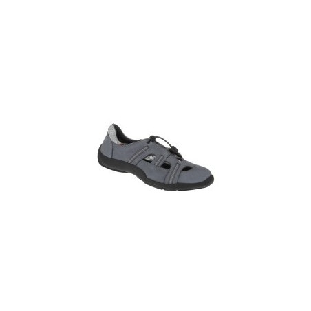 tessamino | Herren Slipper | Leder in Kombination mit Mesh | Weite H & K | wechselbares Fußbett mit Lederüberzug
