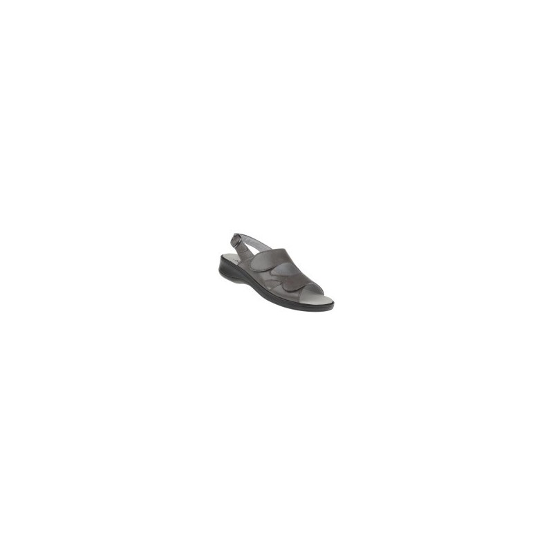 tessamino | Damen Sandalen | Sola-Stretch in Leder Optik | Weite H | wechselbares Fußbett mit Microfaserüberzug