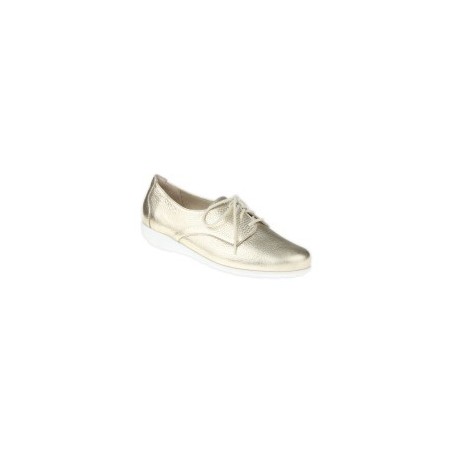 tessamino | Damen Schnürschuhe | Hirschleder | Weite H | herausnehmbares Memo-Latex Fußbett