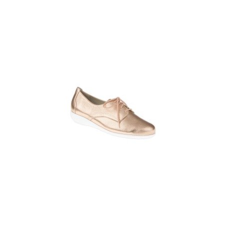 tessamino | Damen Schnürschuhe | Hirschleder | Weite H | herausnehmbares Memo-Latex Fußbett