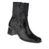 tessamino | Damen Stiefel | Leder in Kombination mit Stretchmaterial | Weite G | festes Fußbett mit Warmfutterüberzug