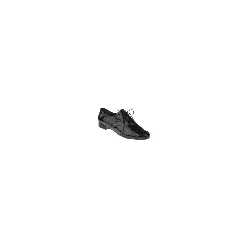 tessamino | Damen Schnürschuhe | Leder in Lack Optik | Weite G | festes Fußbett mit Lederüberzug