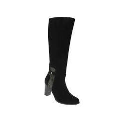 tessamino | Damen Stiefel | Veloursleder | Weite G | festes Fußbett mit Warmfutterüberzug