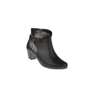 tessamino | Damen Stiefeletten | Rinds- und Ziegenleder | Weite K | festes Fußbett mit Warmfutterüberzug