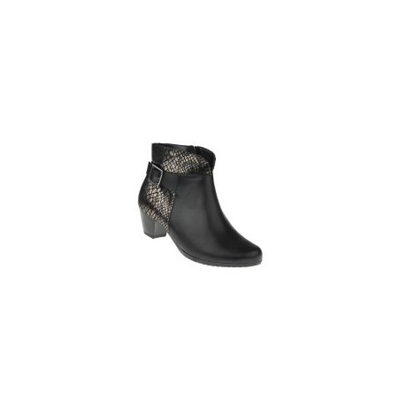 tessamino | Damen Stiefeletten | Rinds- und Ziegenleder | Weite K | festes Fußbett mit Warmfutterüberzug