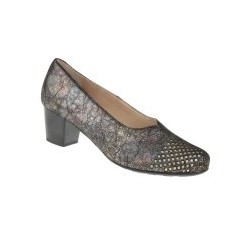 tessamino | Damen Pumps | Leder | Weite H | festes Fußbett mit Lederüberzug