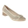 tessamino | Damen Pumps | Leder | Weite H | festes Fußbett mit Lederüberzug