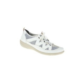 tessamino | Damen Sneaker | Leder in Kombination mit Mesh | Weite G | festes Fußbett mit Lederüberzug