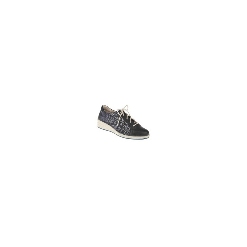 tessamino | Damen Sneaker | Leder | Weite H | wechselbares Fußbett mit Textilüberzug