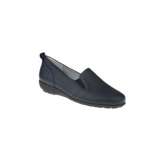 tessamino | Damen Slipper | Hirschleder | Weite H | herausnehmbares Memo-Latex Fußbett