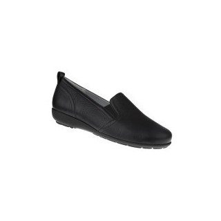 tessamino | Damen Slipper | Hirschleder | Weite H | herausnehmbares Memo-Latex Fußbett