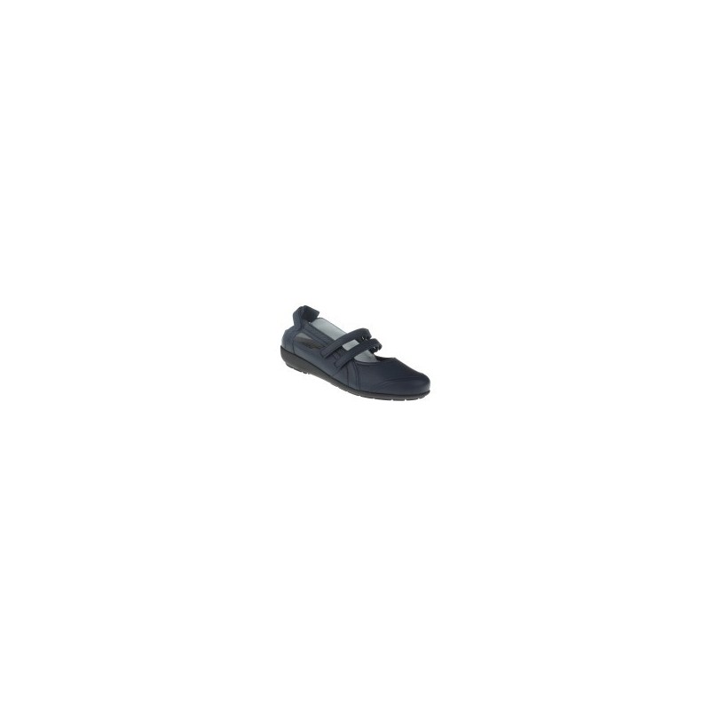 tessamino | Damen Ballerinas | Hirschleder | Weite H | herausnehmbares Memo-Latex Fußbett