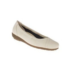 tessamino | Damen Ballerinas | Hirschleder | Weite H | herausnehmbares Memo-Latex Fußbett