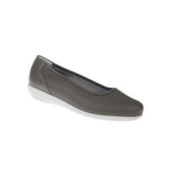tessamino | Damen Ballerinas | Hirschleder | Weite H | herausnehmbares Memo-Latex Fußbett
