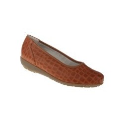 tessamino | Damen Ballerinas | Hirschleder | Weite H | herausnehmbares Memo-Latex Fußbett