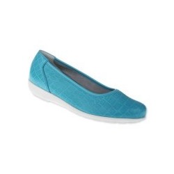 tessamino | Damen Ballerinas | Hirschleder | Weite H | herausnehmbares Memo-Latex Fußbett