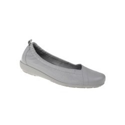tessamino | Damen Ballerinas | Hirschleder | Weite H | herausnehmbares Memo-Latex Fußbett