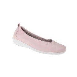 tessamino | Damen Ballerinas | Hirschleder | Weite H | herausnehmbares Memo-Latex Fußbett