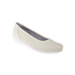 tessamino | Damen Ballerinas | Hirschleder | Weite H | herausnehmbares Memo-Latex Fußbett