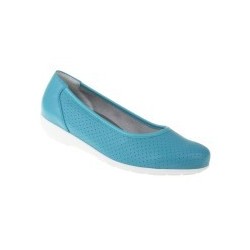 tessamino | Damen Ballerinas | Hirschleder | Weite H | herausnehmbares Memo-Latex Fußbett