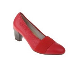 tessamino | Damen Pumps | Hirschleder | Weite H | wechselbares Fußbett mit Microfaserüberzug
