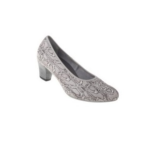 tessamino | Damen Pumps | Sola-Stretch in Animalprint | Weite H | wechselbares Fußbett mit Microfaserüberzug